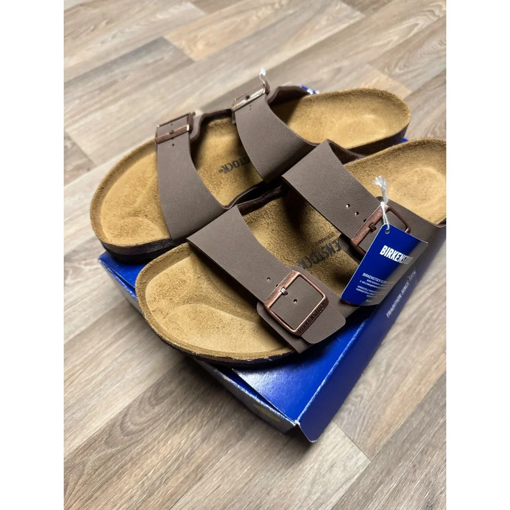 Birkenstock Arizona BS Mocca Brown Sandals Mens 13 EU 46 NEW